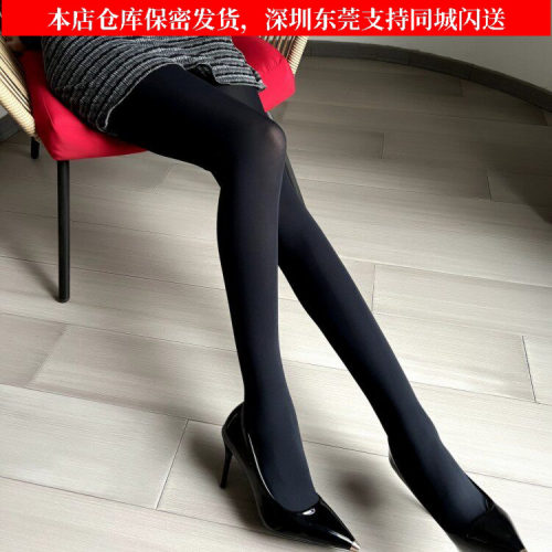 过膝大码变装天鹅绒高筒袜
