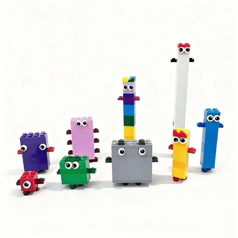 数字方块玩具数字积木动画片1-10儿童益智拼装numberblocks幼儿园