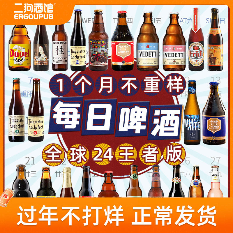 全球精酿啤酒组合白啤1664/白熊ipa罗斯福比利时进口啤酒果啤整箱