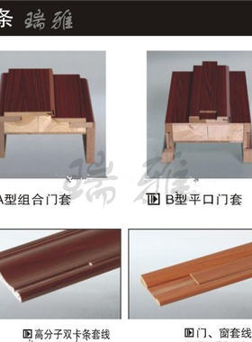 实木线条门套线窗套线阳角线套线吊顶线条水曲柳白木美国红橡d008