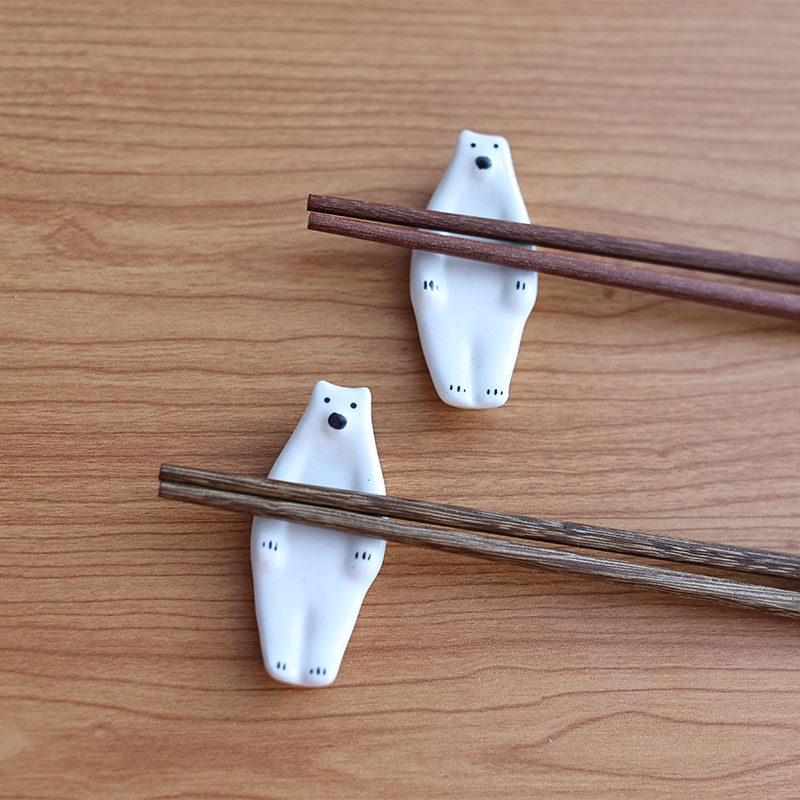 可爱北极熊陶瓷筷托 家用创意动物陶瓷筷架筷子托筷枕笔架餐具,餐饮具,餐具笼/架,淘宝优惠券,粉丝福利购,淘宝优惠卷
