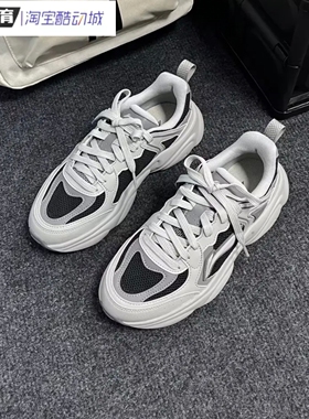 李宁经典休闲鞋2025新款奶椰男子复古潮流减震回弹慢跑鞋 AGCV403