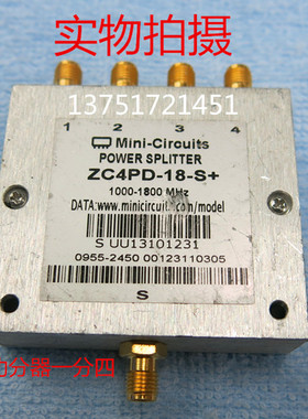 Mini-Circuits ZC4PD-18-S+ 1000-1800MHz 一分四功分器 SMA