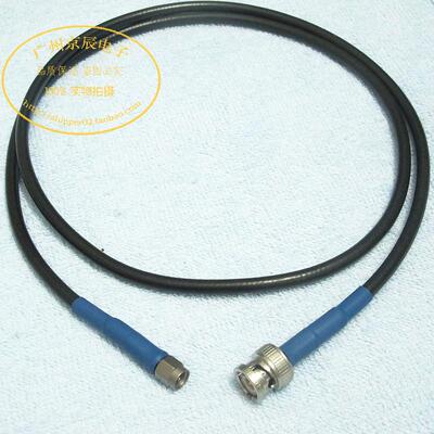 SUHNER BNC-J BNC公转 SMA公 SUHNER  RG223 双屏蔽镀银同轴线1m