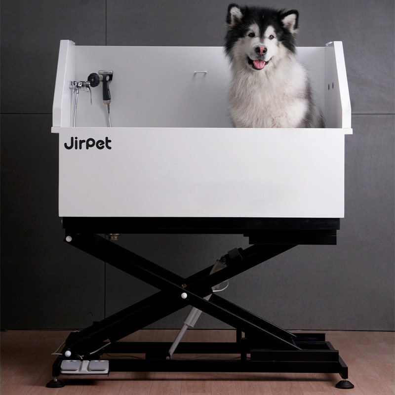 JIRPET宠物不锈钢升降洗狗池猫咪浴盆狗狗SPA浴缸宠物店给宠洗澡