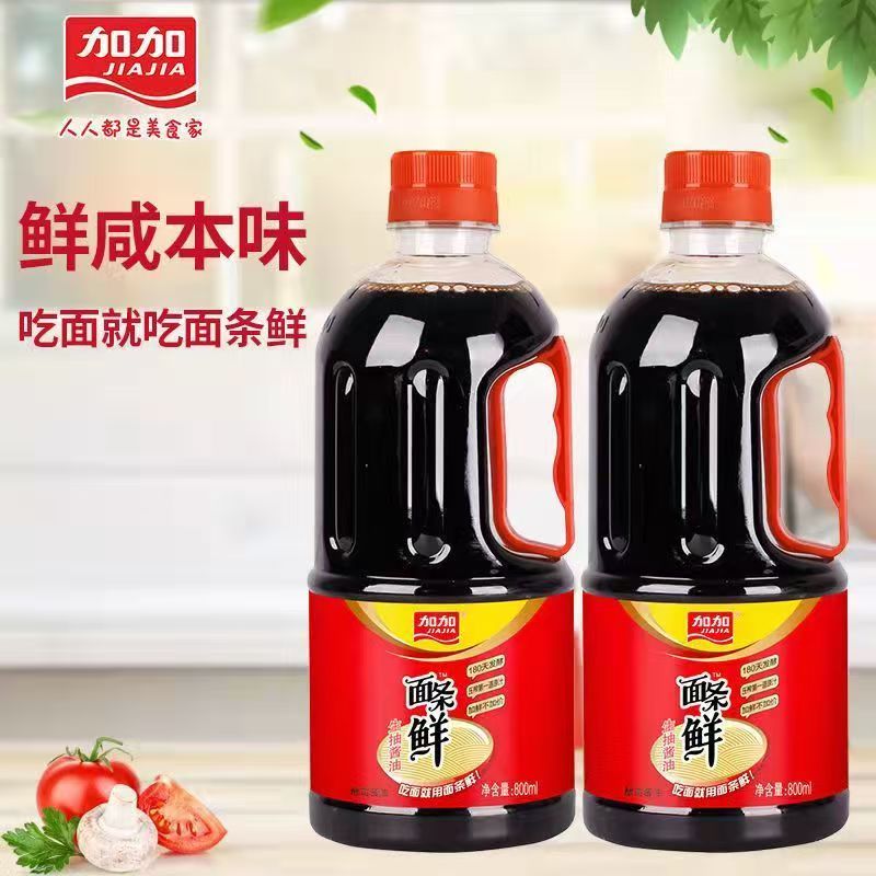 加加面条鲜800mL特级生抽酱酱油