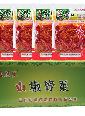 25袋*200g佳贝儿山椒野生蕨菜龙爪菜咸菜下饭菜四川眉山泡菜整箱