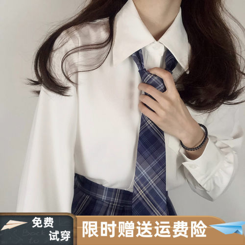 2023春新品原创JK衬衫女长袖
