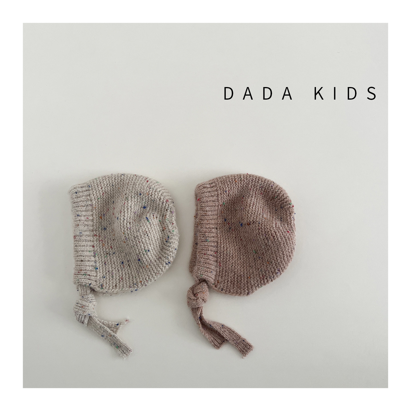 小可爱的冬日温暖~ins韩国宝宝包脸帽秋冬季男女小童针织护耳帽子