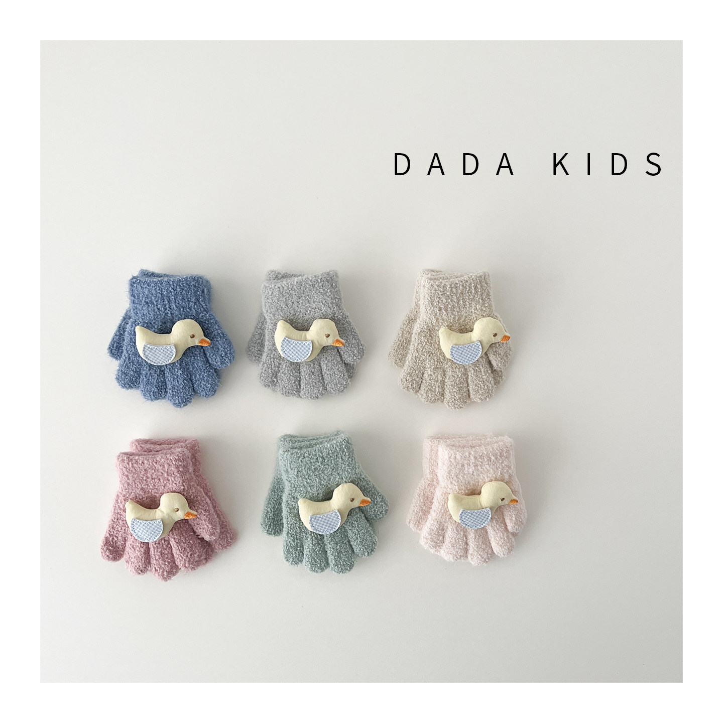 婴儿毛绒手套冬季保暖可爱卡通小鸭子婴幼儿五指宝宝分指韩系手套,童装/婴儿装/亲子装,手套,淘宝优惠券,粉丝福利购,淘宝优惠卷