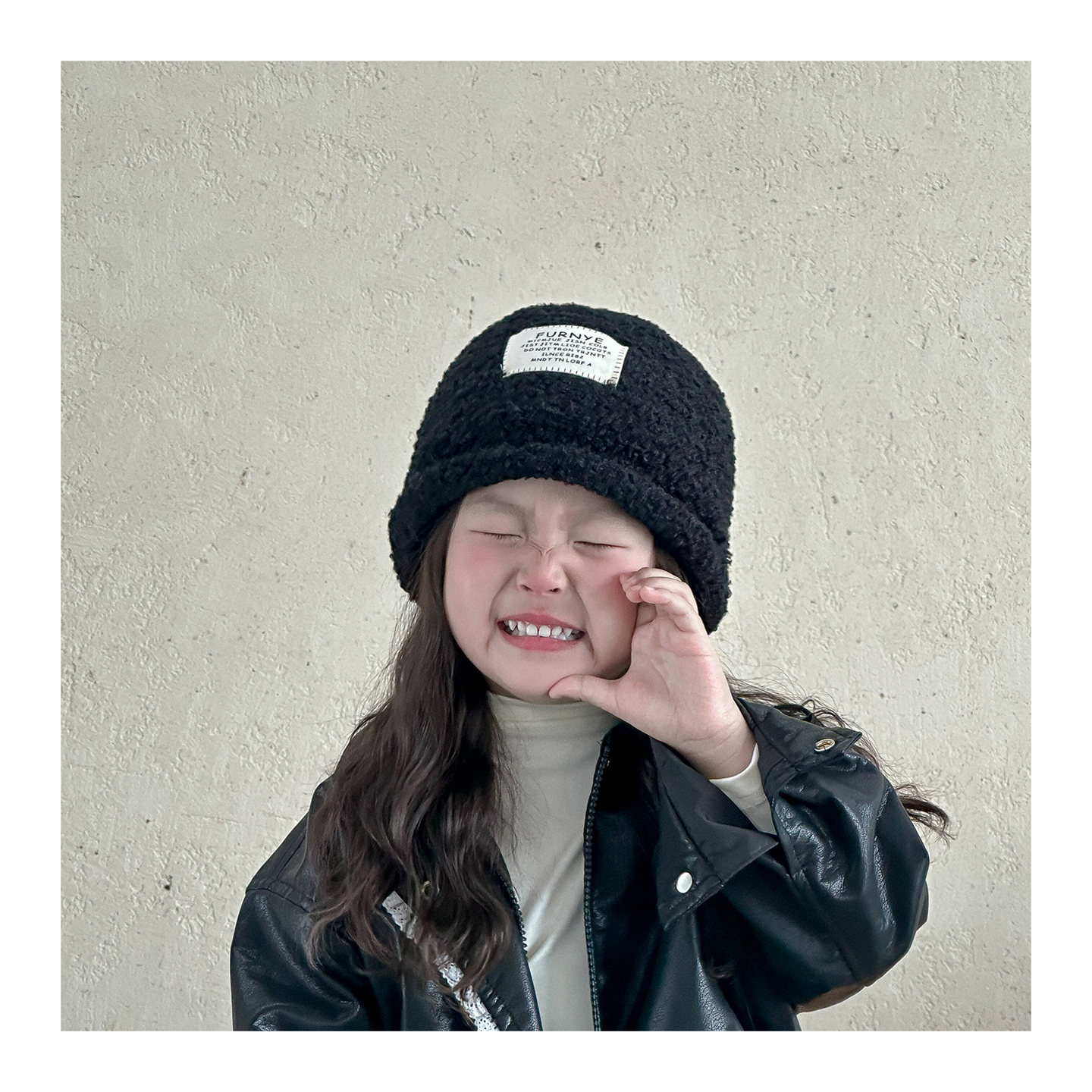 儿童帽子秋冬季保暖加绒渔夫帽