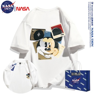 美式 印花款 复古重磅纯棉短袖 简约百搭上衣服五分袖 T恤男女款 夏季