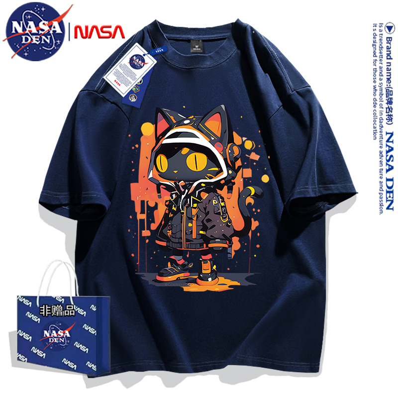 NASA联名重磅纯棉短袖T恤男女款