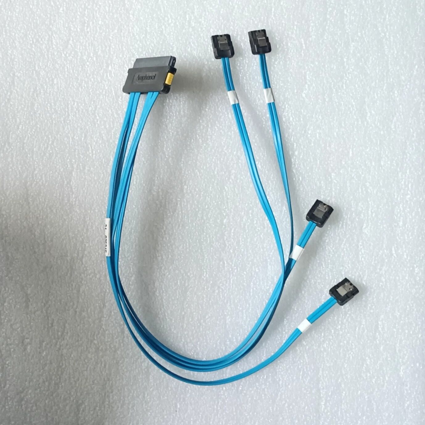 安费诺SFF8484 转 SATAx4  75CM SAS 36P转SATA 硬盘数据转接线