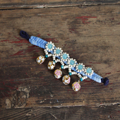 云南大理丽江手工扎染布艺手链民族风特色手工艺品饰品文创礼物