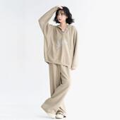 春季 休闲裤 新款 女：套头连帽卫衣 休闲运动套装 万有引力博物馆