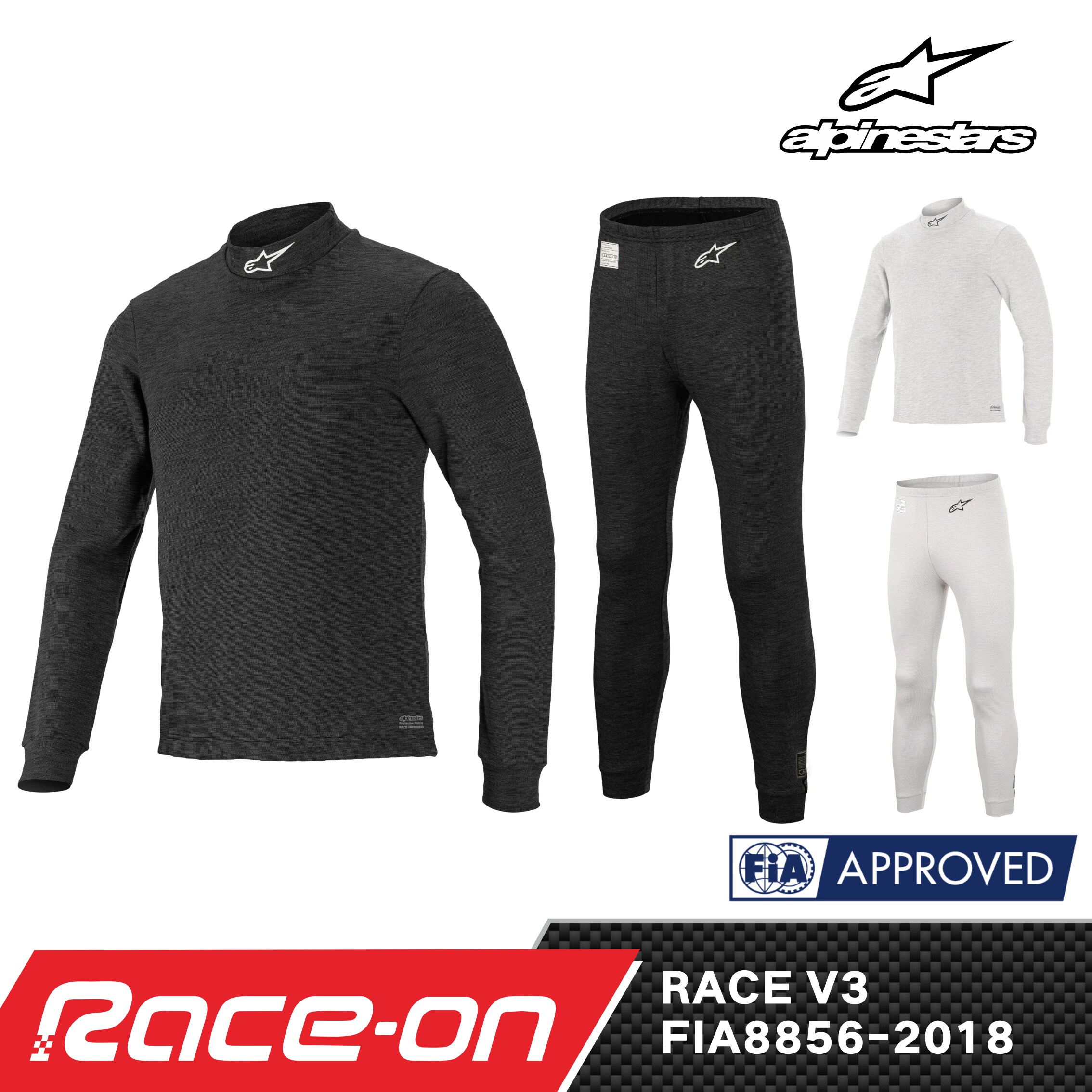 ALPINESTARS Race V3 内衣系列 FIA8856-2018认证
