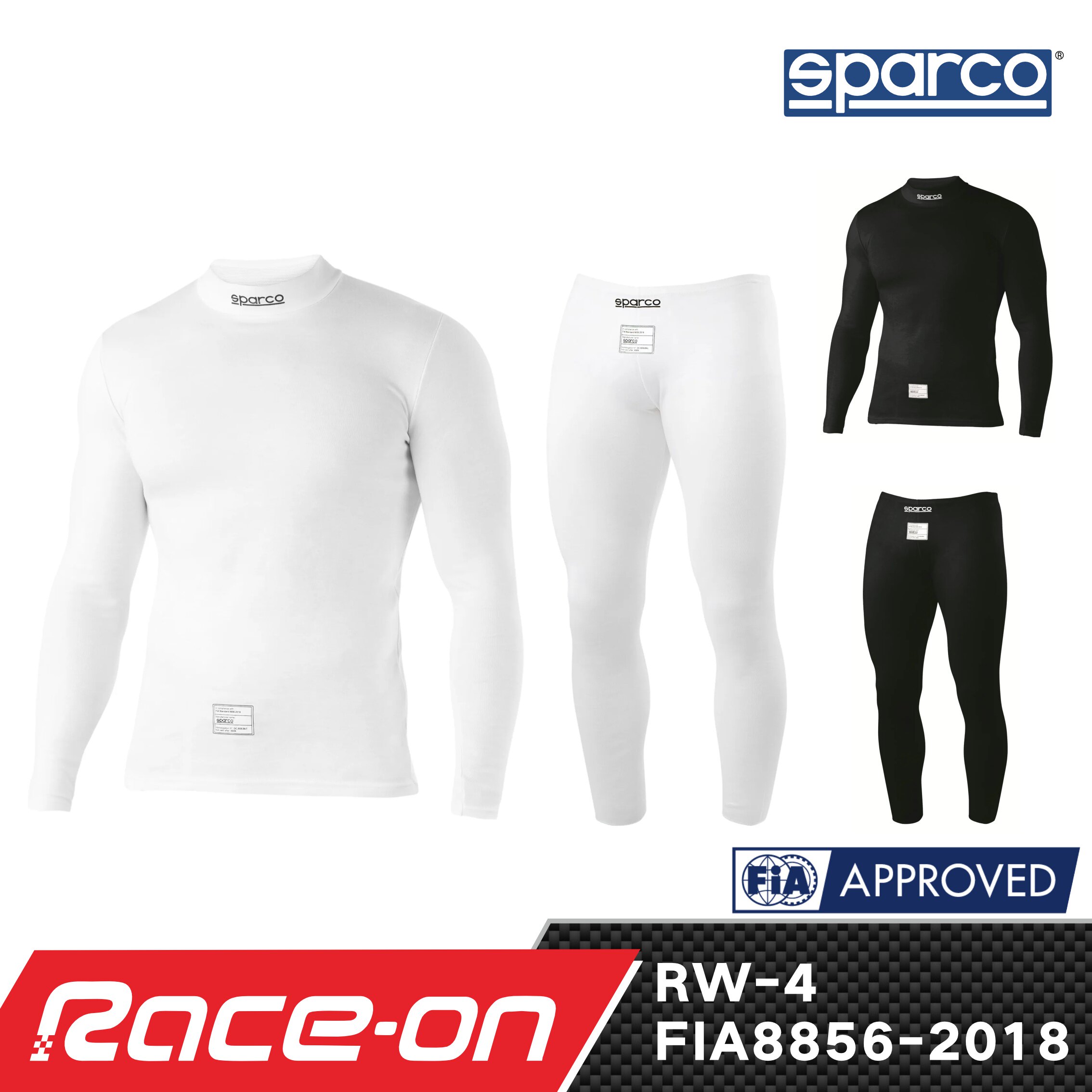 SPARCO  RW-4  防火内衣系列  FIA8856-2018认证