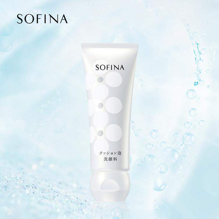 日本进口苏菲娜洗面奶洁面乳Sofina净润美肌丰盈泡泡120g深层清洁