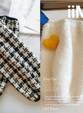 成人袖套可爱女韩版袖套女冬天短款小香风学生套袖羽绒服防污护袖