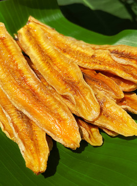 香蕉干西双版纳十二千田傣家自制芭蕉软糯无添加原味果干云南特产