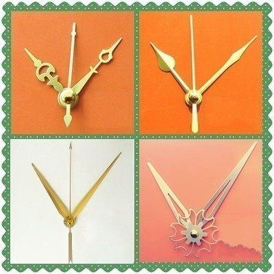 diy金色十字绣电子钟表针指针