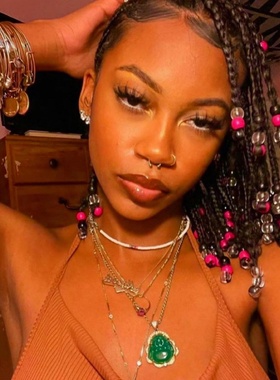 欧美ins外贸辣妹琉璃弥勒佛吊坠