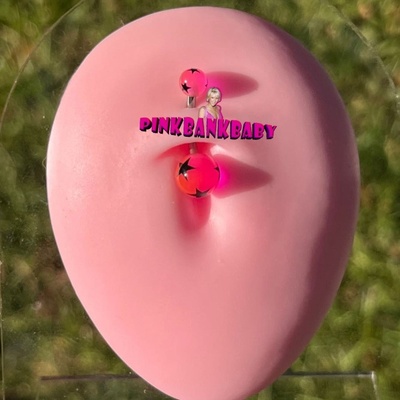 pinkbankbaby欧美2000s辣妹y2k星星肚脐钉Super Star Belly Ring