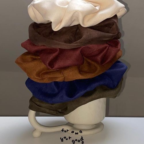 FYOGS复古大肠麂皮发圈头绳