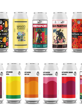 25年7月 俄罗斯黑猫酿造 疯桃皇后/芒果复兴 6罐包邮