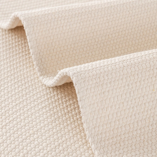 沙发垫米白奶油风棉麻加厚四季通用防滑高档坐垫子一片式沙发垫布