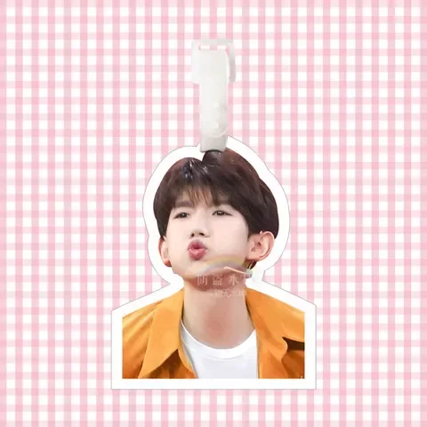 明星同款应援周边挂吊牌旅行箱大头登机行李牌书包TFBOYS王源挂件