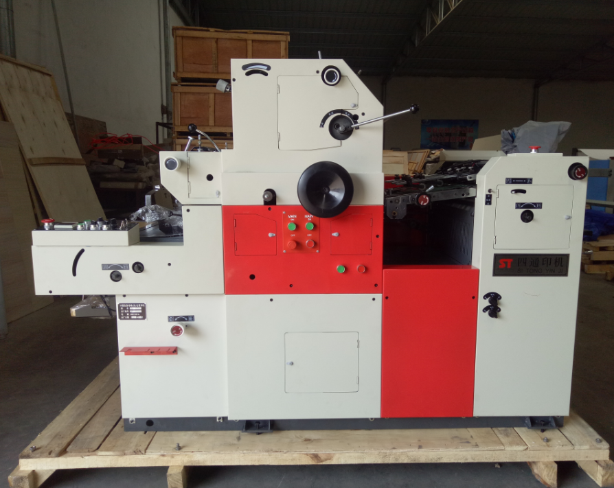 胶印机六开470印刷机3墨2水,1水立式全铜套高配置打码机预h制拨