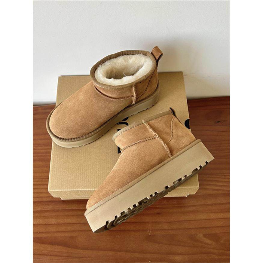 河南桑坡羊皮毛一体真皮纯羊毛松糕厚底增高mini雪地靴女短筒短靴,女鞋,时尚雪地靴,淘宝优惠券,粉丝福利购,淘宝优惠卷