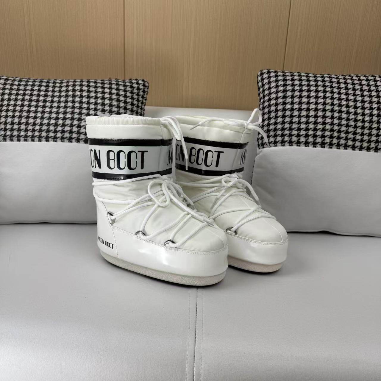 高定版2025新款增高 6公分加绒加厚套筒棉靴防水防滑绑带面包短靴,户外/登山/野营/旅行用品,雪地靴,淘宝优惠券,粉丝福利购,淘宝优惠卷