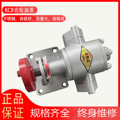 304不锈钢齿轮油泵KCB18.3/33.3/55/83.3腐蚀化工增压自吸豆浆泵