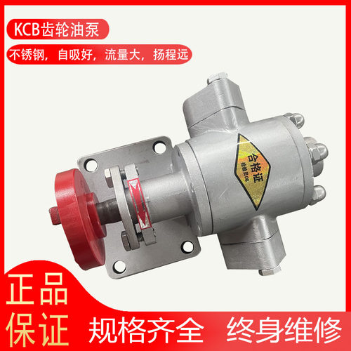304不锈钢齿轮油泵KCB18.3/33.3/55/83.3腐蚀化工增压自吸豆浆泵