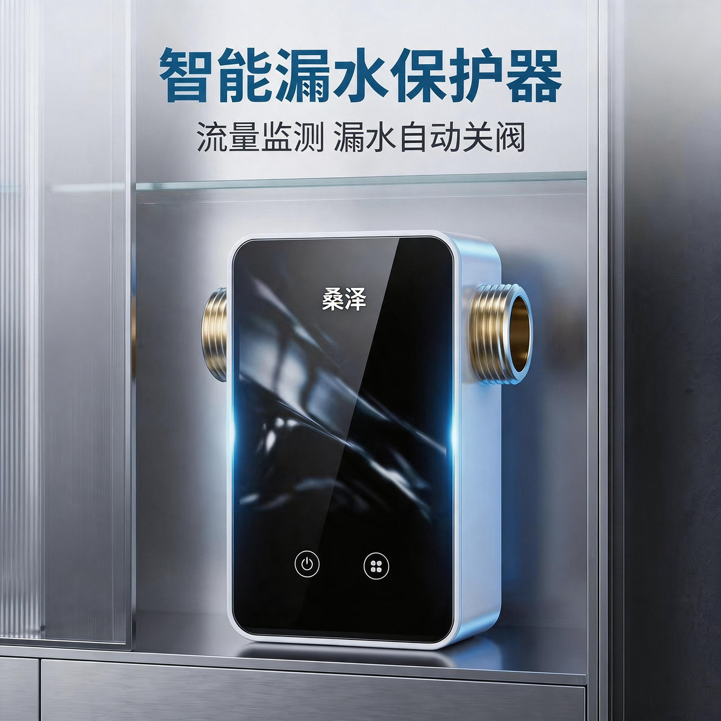 桑泽漏水保护器全屋智能防漏总阀入户智能电动球阀总阀门远程开关
