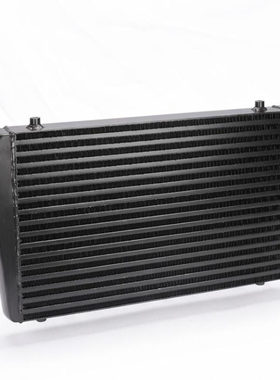 汽改600x300x100mm通用前置板翘中冷散热器涡轮中冷器进出口76mm