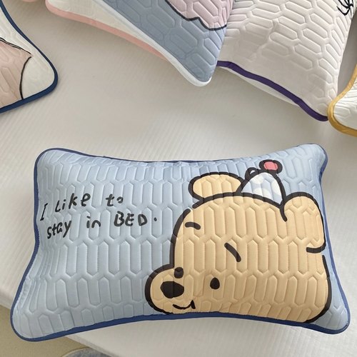 迪士尼纯棉枕套凉感冰丝乳胶枕套