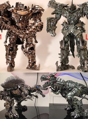 奥意 LS11蔑视变形玩具远古巨兽 电影5恐龙机器人模型黑曼巴 金刚