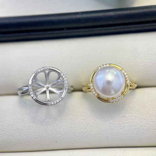 DIY气质款圆圈饰品S925纯银简约