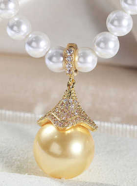 精致甜美DIY铜镀金百搭珍珠配件