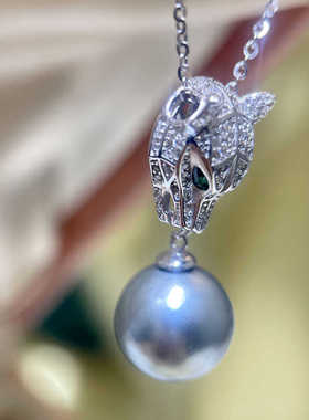 豹子头款珍珠配件DIYS925纯银