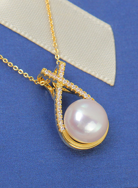 国产铜14K包金锆石几何线条