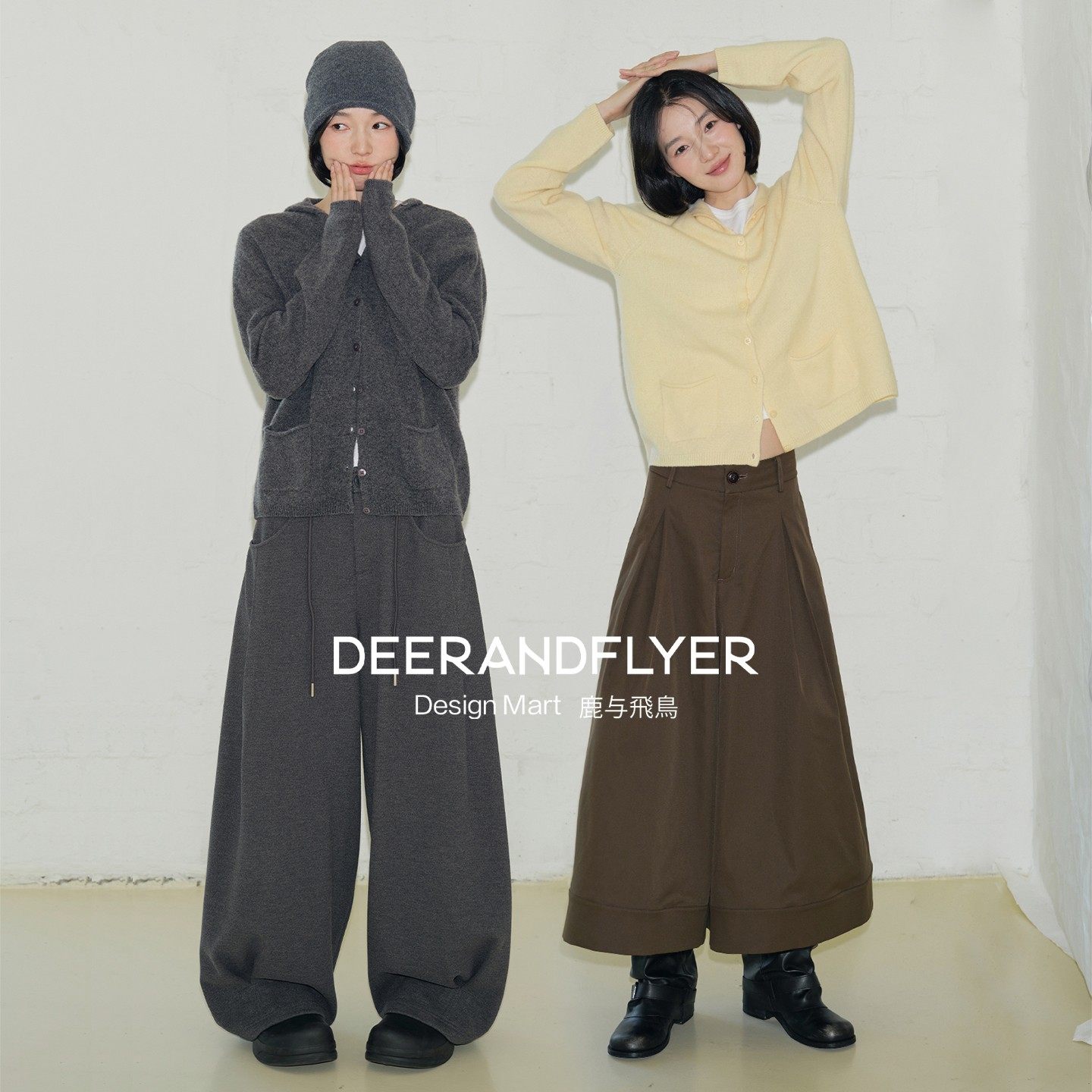 鹿与飞鸟“舒芙蕾”精纺绵羊毛混山羊绒四色连帽叠穿针织衫7107,女装/女士精品,毛针织衫,淘宝优惠券,粉丝福利购,淘宝优惠卷