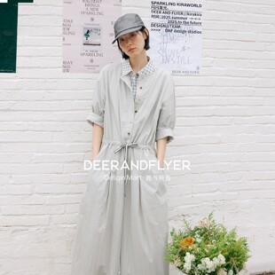 6737 透气棉锦混纺料轻柔体感抽绳垂垂连体裤 鹿与飞鸟 户外漫步