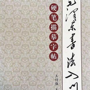毛体书法硬笔字帖学习描摹入门王付强一本字帖