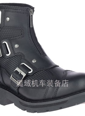 22721魔域机车哈雷男士新款骑行鞋拉链款美国代购