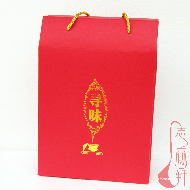 新品 通用普洱散茶包装牛皮纸盒1kg装量搭棉纸内袋空白手提式礼盒